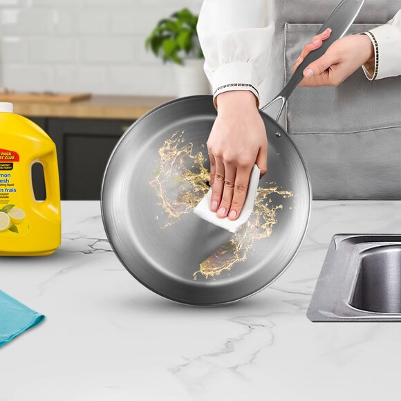 SOGA 32cm Stainless Steel Fry Pan - Picture 4 of 15